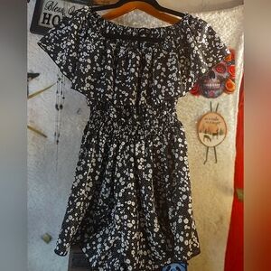 Floral Off-Shoulder Romper